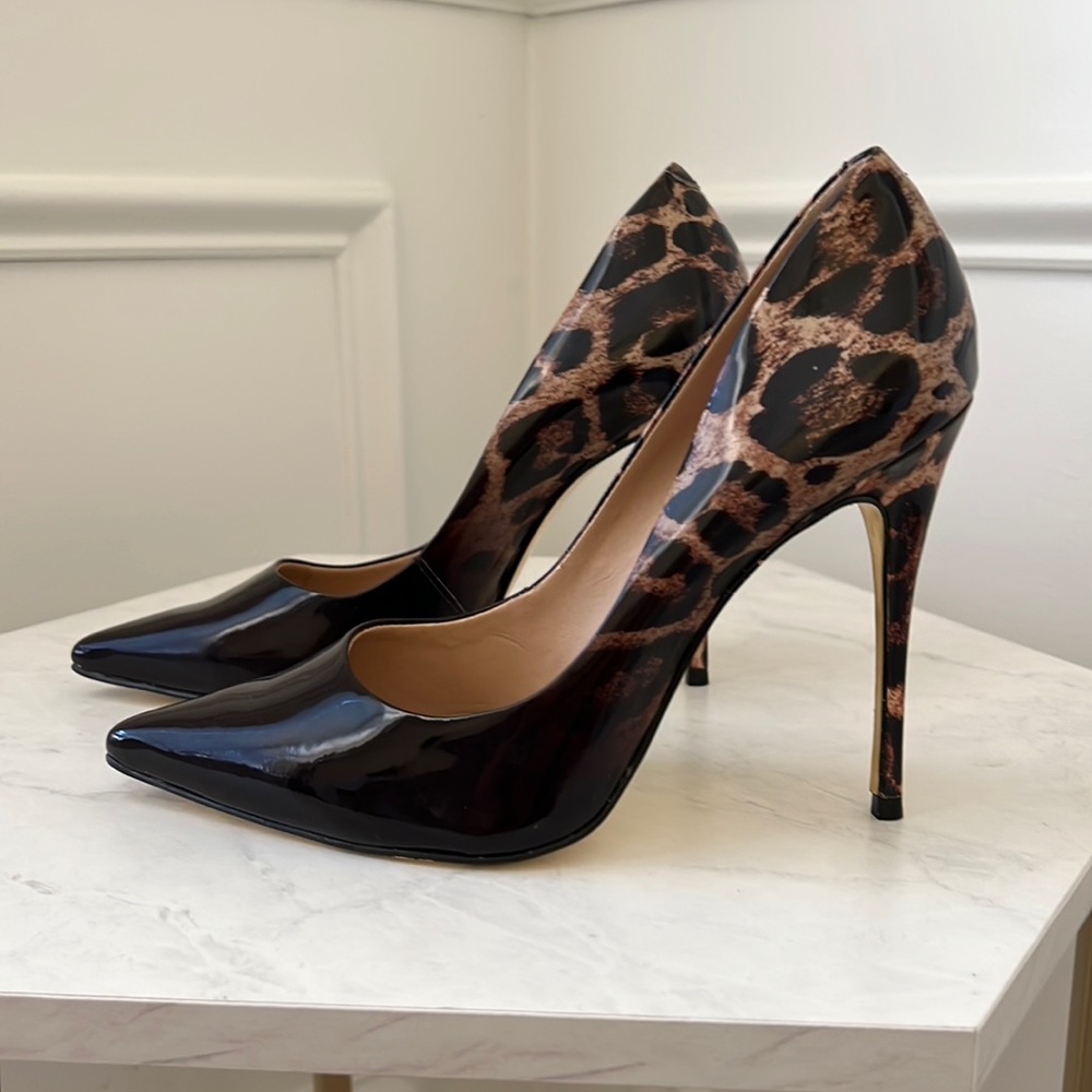 Size 7 Women’s Leopard Print Gradient Stiletto Pumps